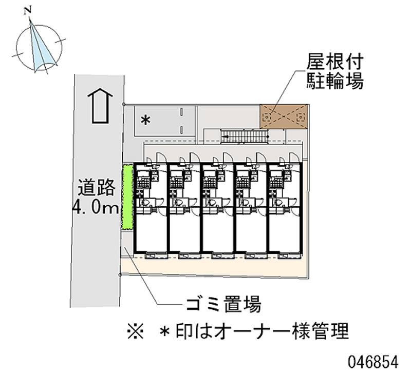 レオパレスＫハウス 区画図