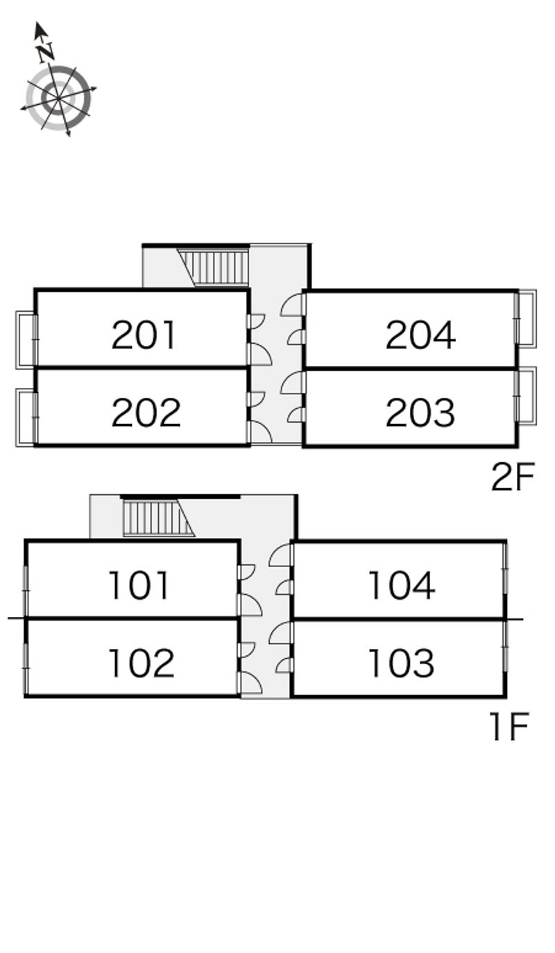 レオパレスエストレージャ 間取配置図