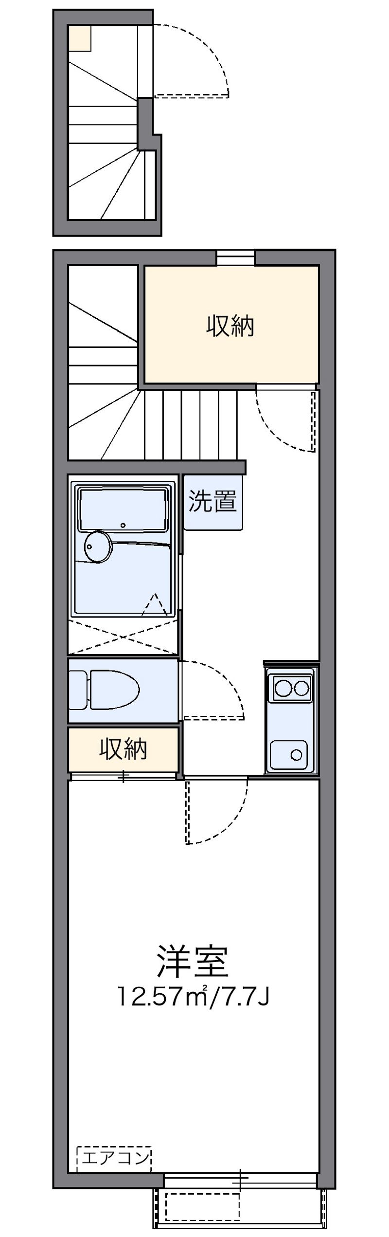 レオネクストＮＡＮＡ 間取図