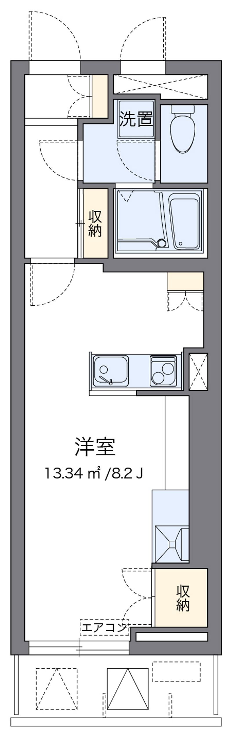 レオネクストアルバーロ原宿 間取り