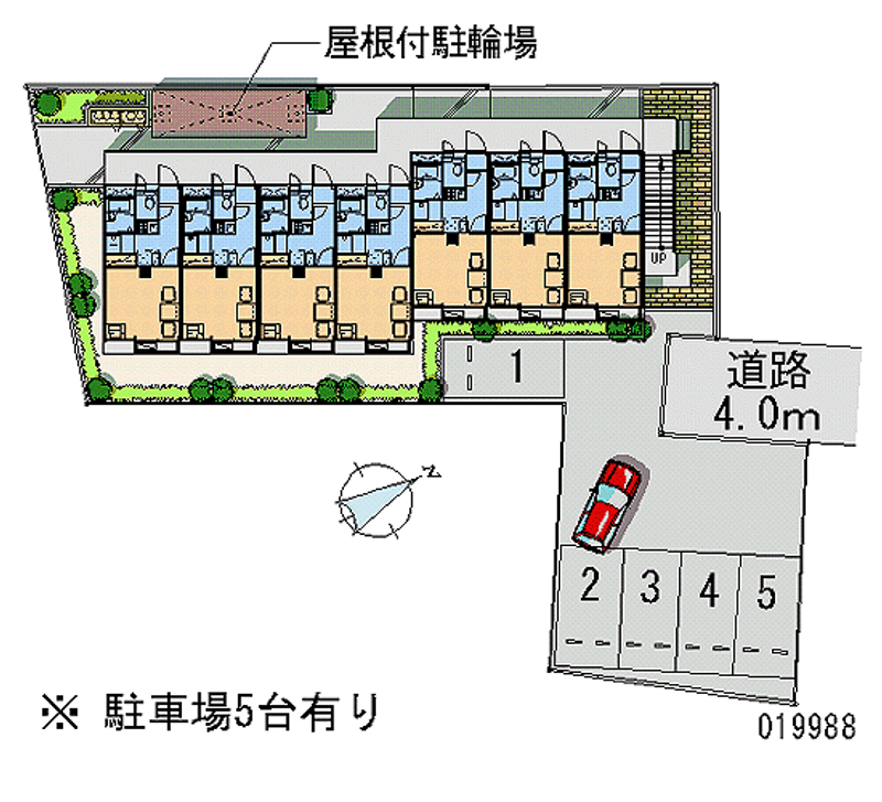 レオパレスサージュ　はまの 月極駐車場