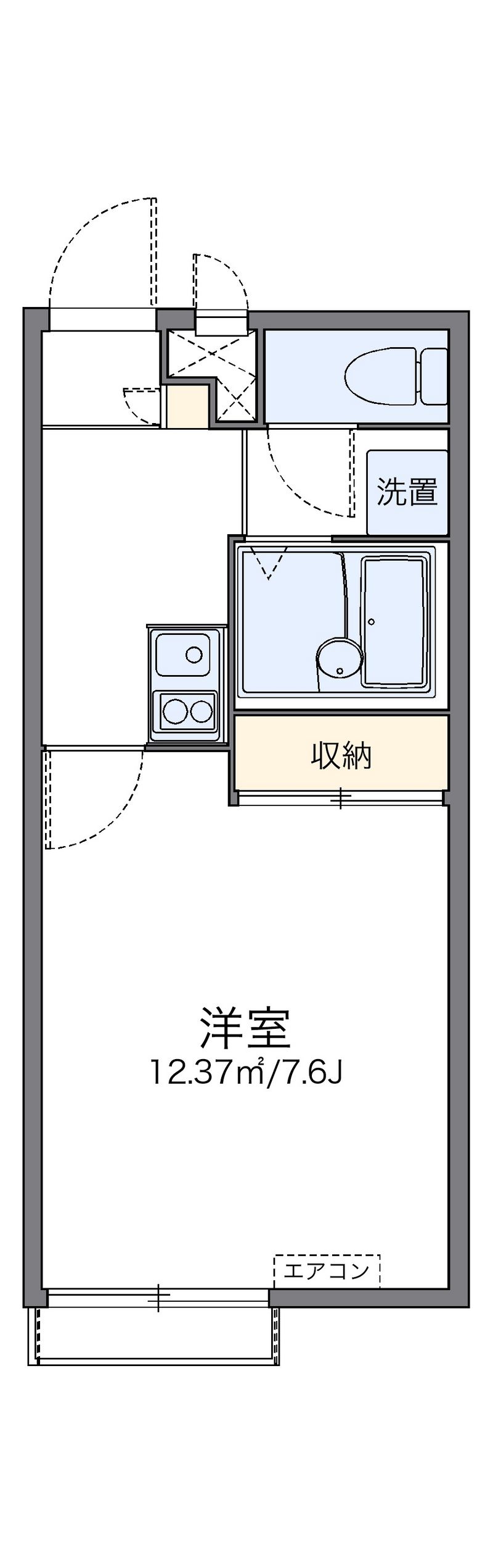 レオパレスＯＴＡＮＩⅡ 間取図