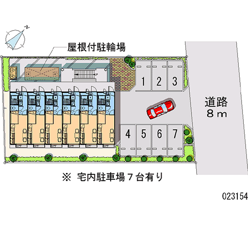 23154 Monthly parking lot