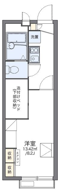 レオパレスドマーニ　サルーテ 間取り図