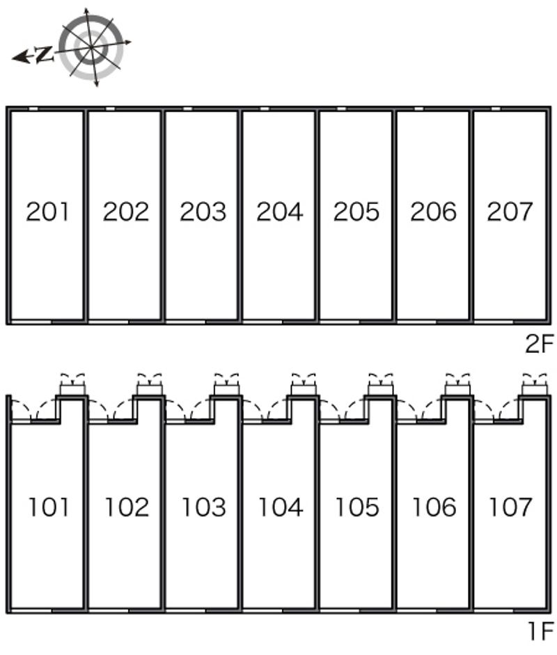 レオネクストウォークビルド 間取配置図