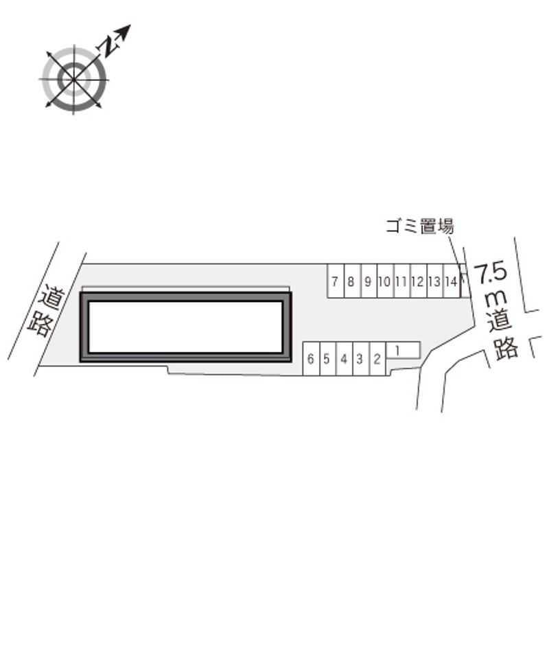 レオパレスシャレ 配置図