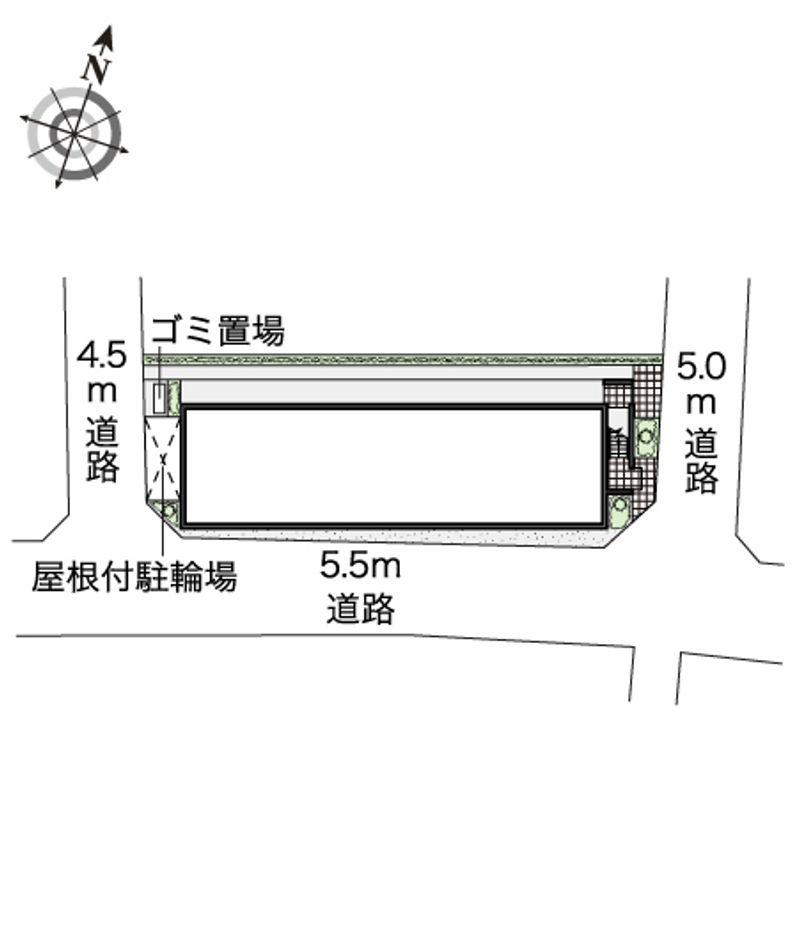 レオパレスエクレールⅡ 配置図