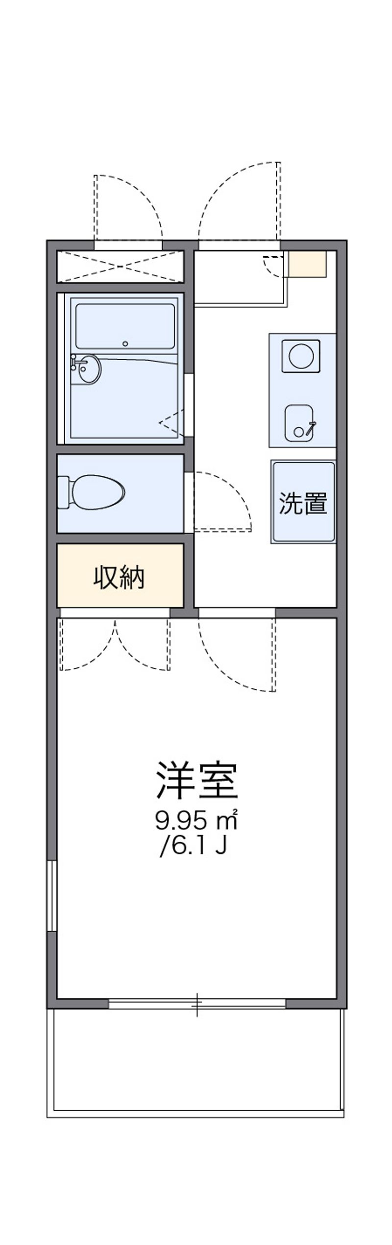 レオパレスフェーリアⅠ 間取り