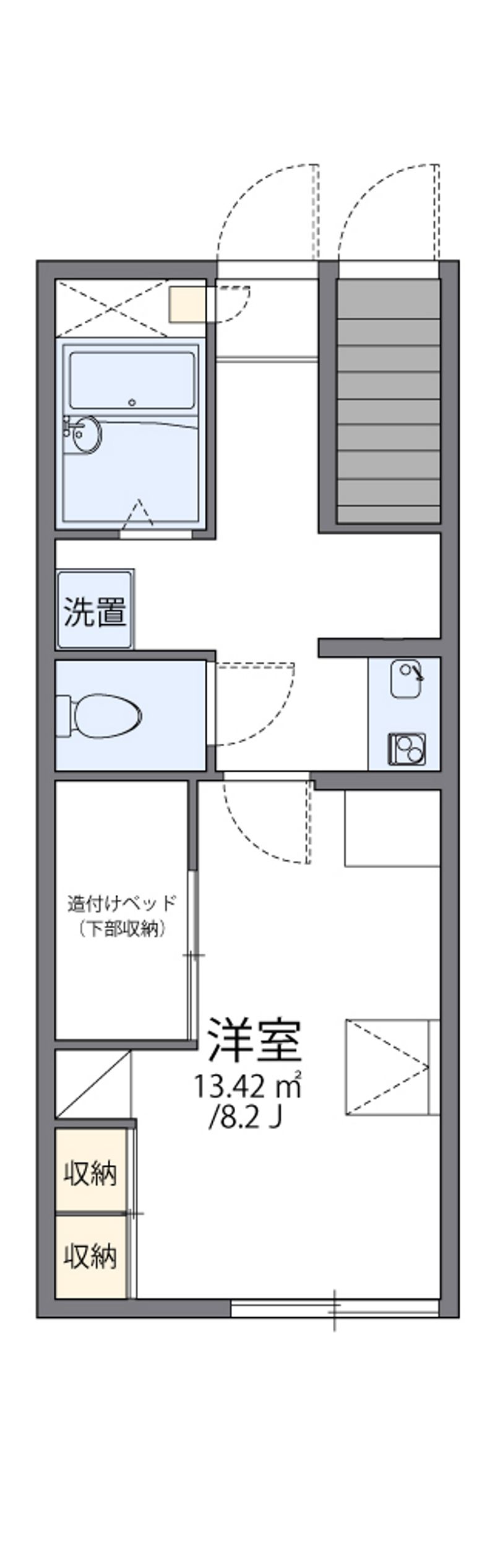 レオパレスエスポワール 間取図