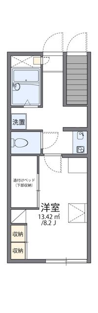 レオパレスエスポワール 間取り図