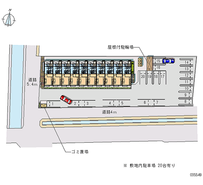 レオパレスＷｅｓｔＴｏｗｎ　Ⅰ 月極駐車場