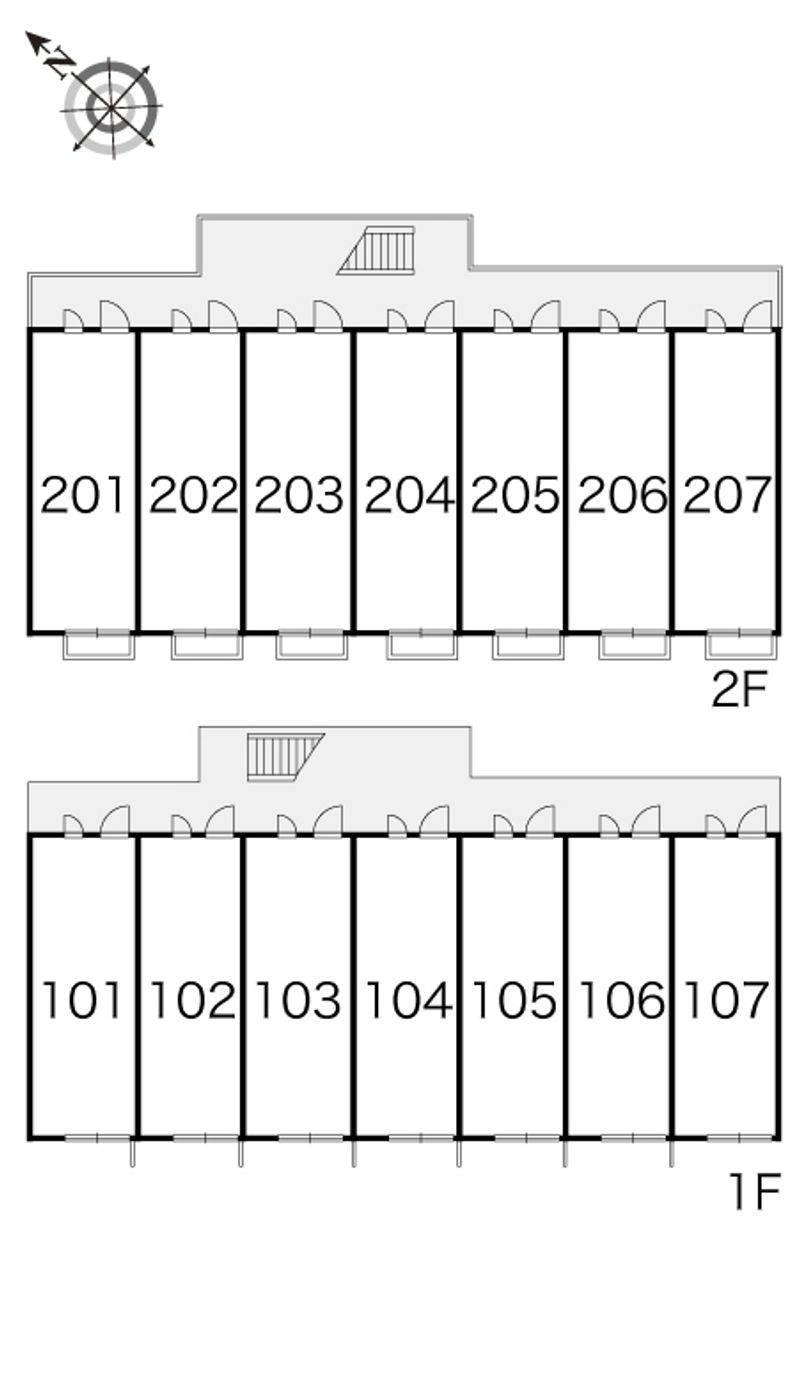 レオパレスＴＡＭＡＮＯ 間取配置図