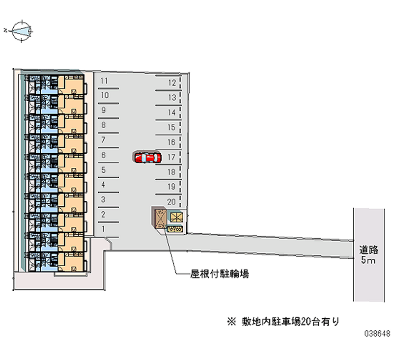 レオパレスピクシス　福田 月極駐車場