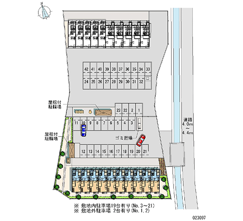 23097月租停車場