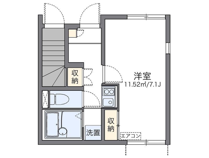 レオネクストハッピネスⅢ 間取図
