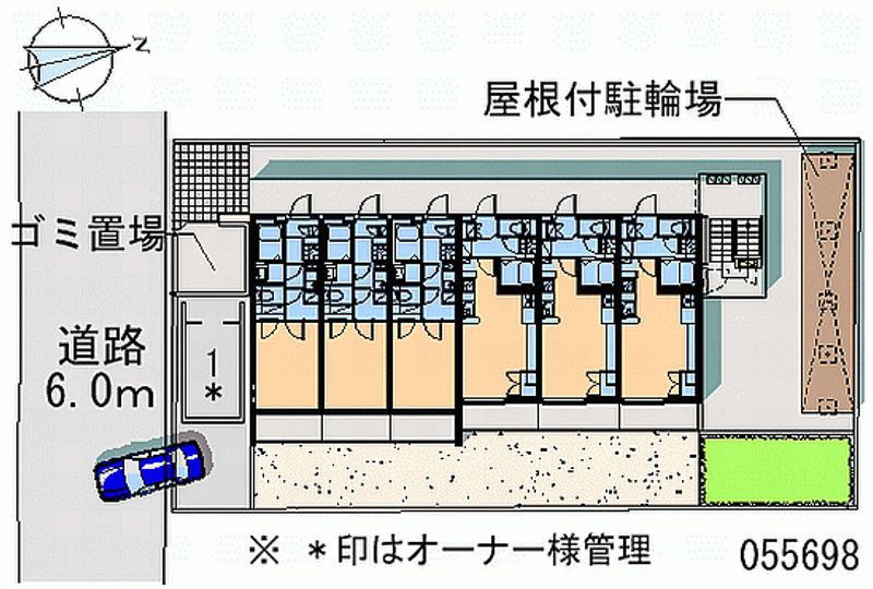 ミランダクレール　西八王子 区画図