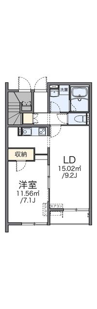 レオネクストＫ旭ヶ浦Ⅰ 間取り図