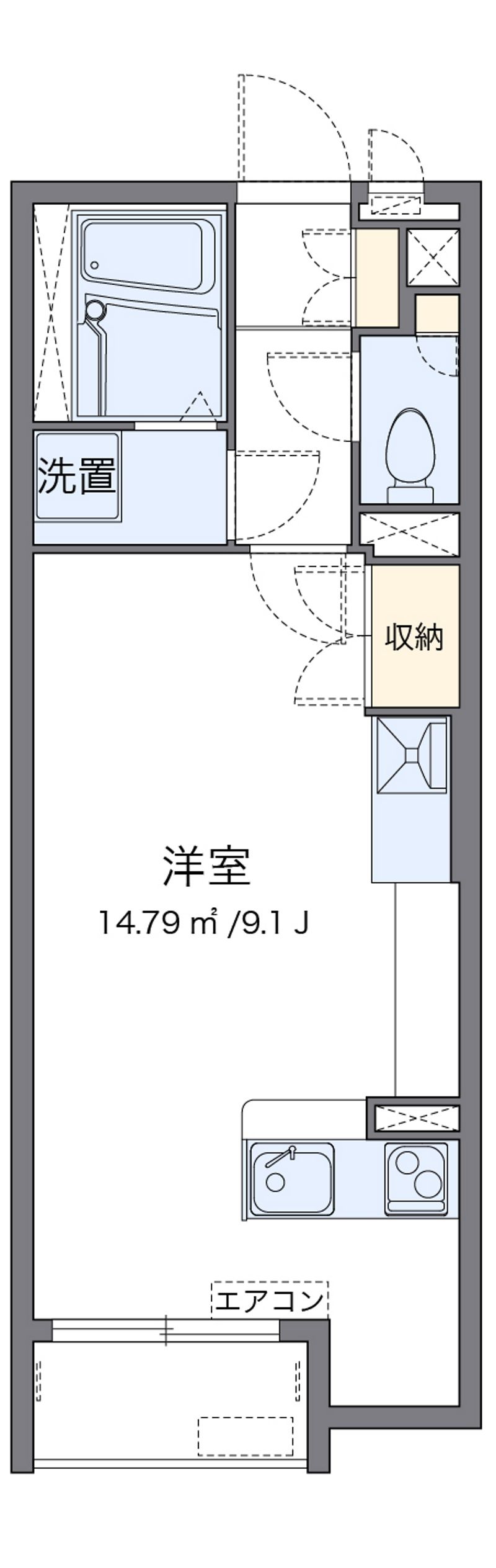 ミランダリゼやまのきた 間取図