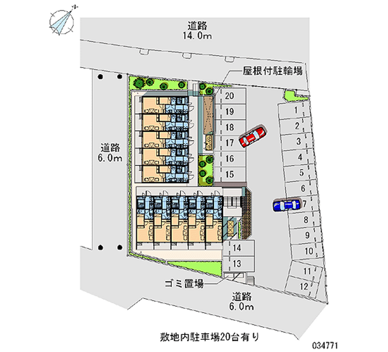 34771 Monthly parking lot