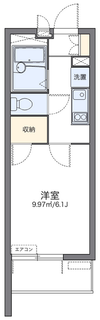 レオパレスパタータⅢ 間取り図