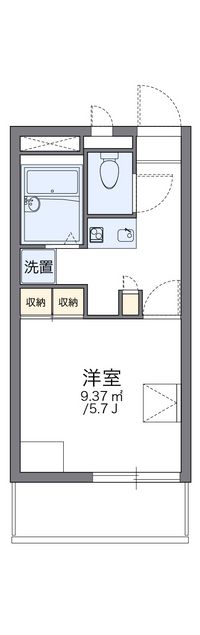 レオパレスクリプトメリア 間取り図