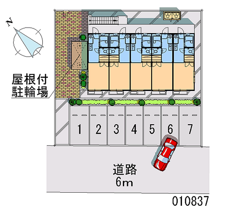 10837 Monthly parking lot