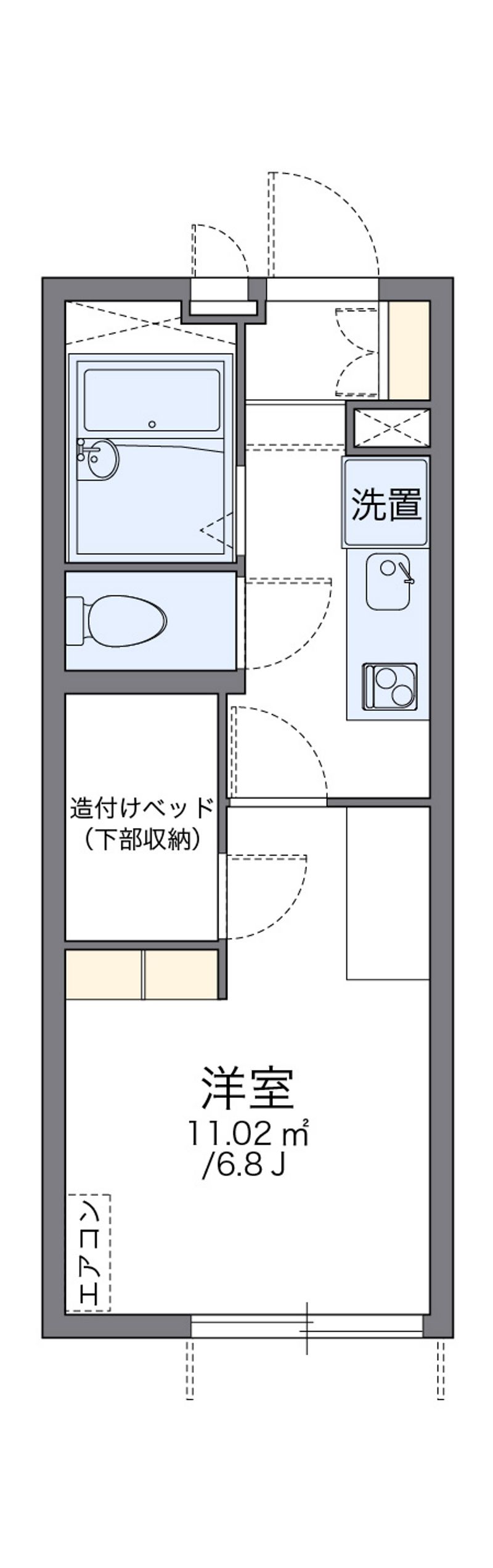 レオパレスプリマベーラ荻窪２ 間取図