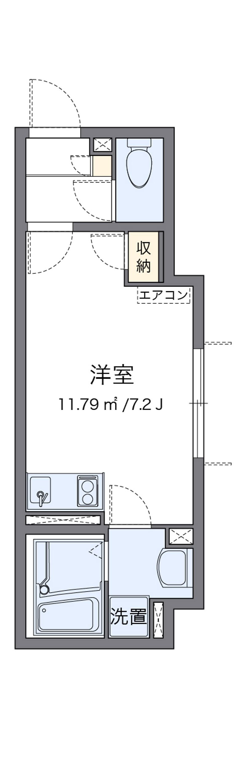 クレイノパル　ラ　パ 間取図