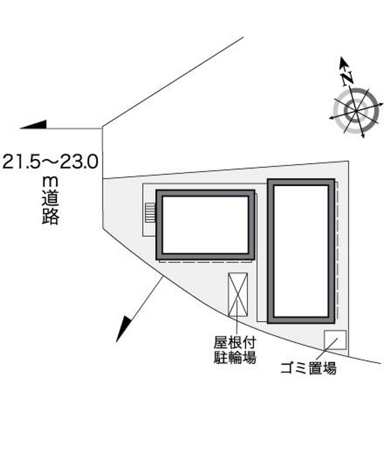 レオパレスＭａｋｅａｒｒｏｗ 配置図