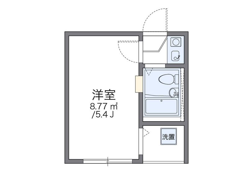 レオパレス東金町第５ 間取図