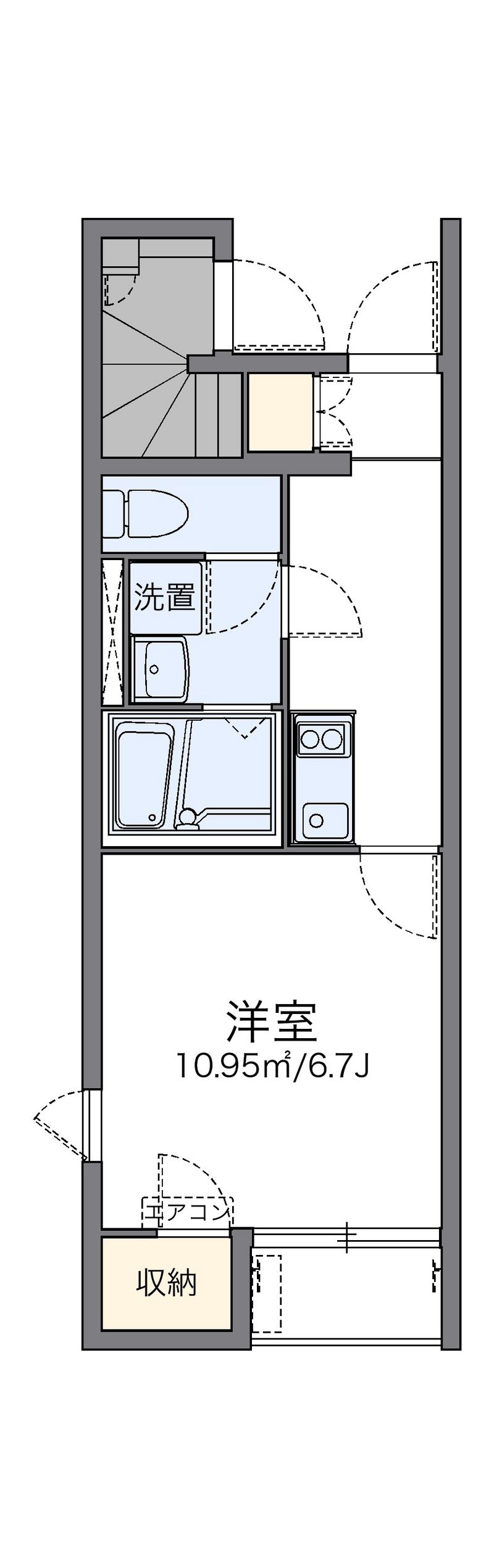 レオネクストアミーゴⅡ 間取図