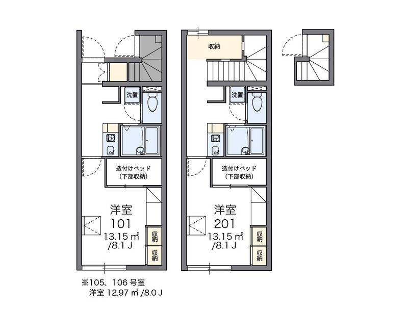 レオパレスベル　エ　キップⅡ 間取図