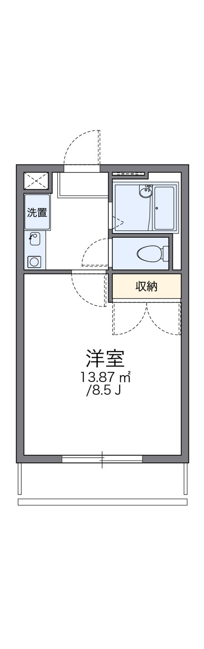レオパレスＳｗｅｅｔ　Ｓｅａｓｏｎ 間取り