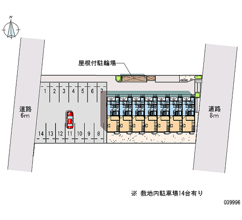 レオパレスソレーユ　スリー 月極駐車場