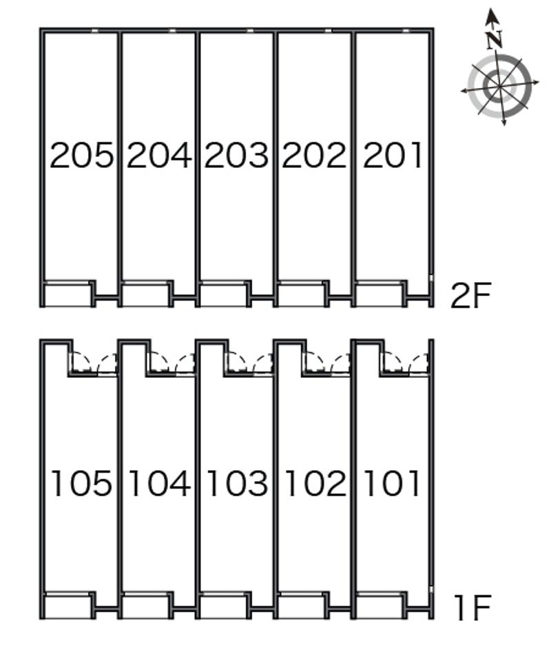 レオネクストＮ２ 間取配置図