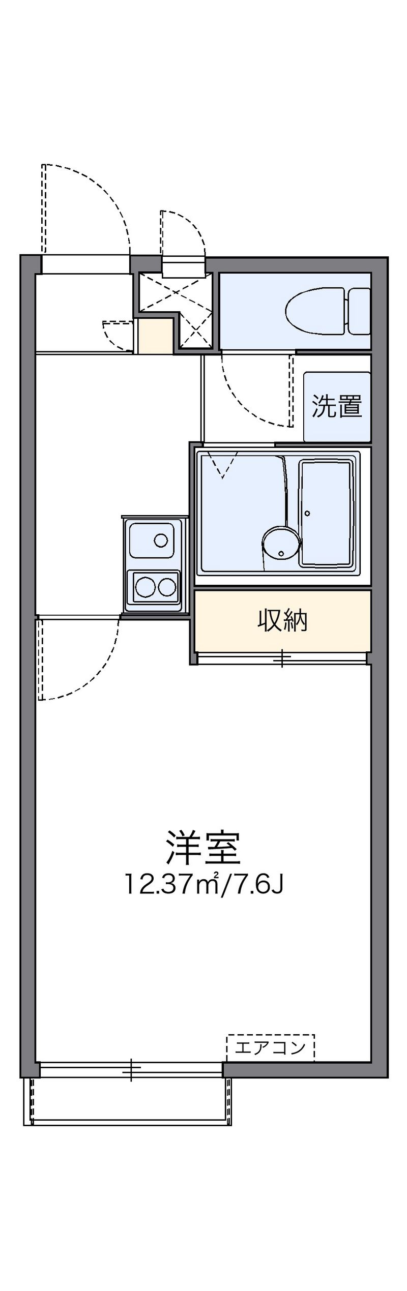 leopalace Himawari Floor plan