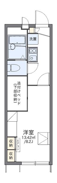 レオパレスルーラル 間取り図