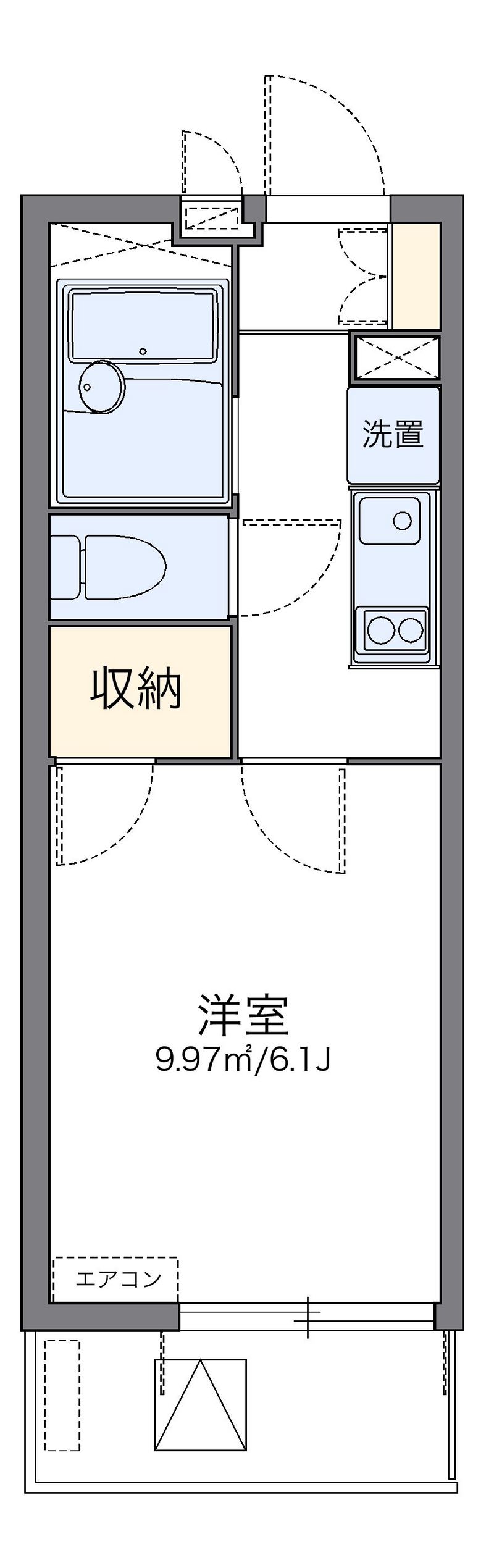 leopalace Lilt Hodogaya Floor plan