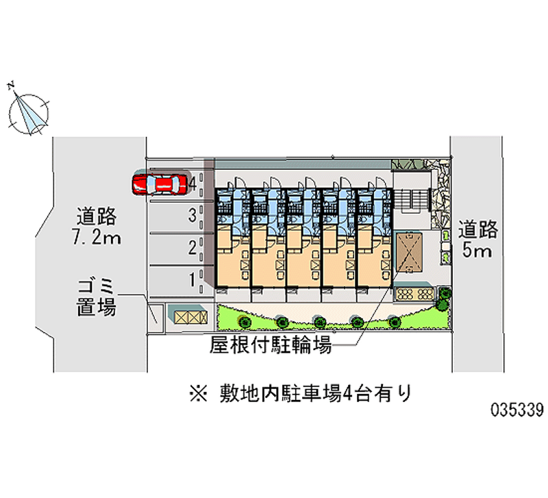 レオパレス西郊 月極駐車場