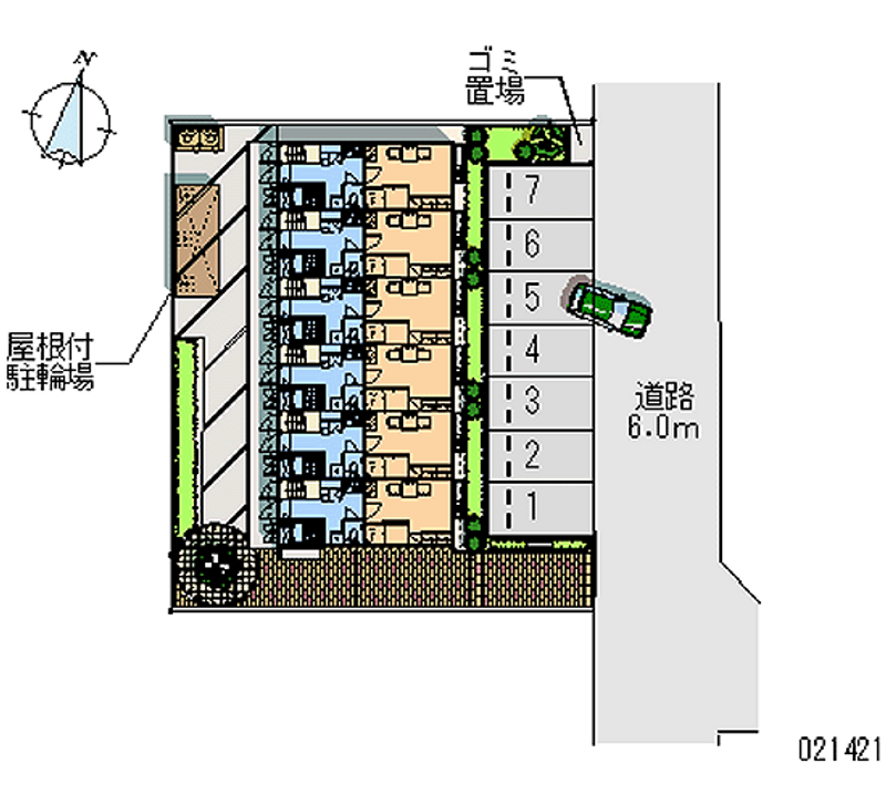 レオパレスカスカータ 月極駐車場