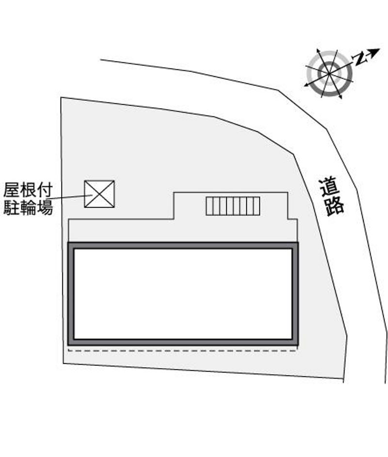 レオパレス明大寺 配置図