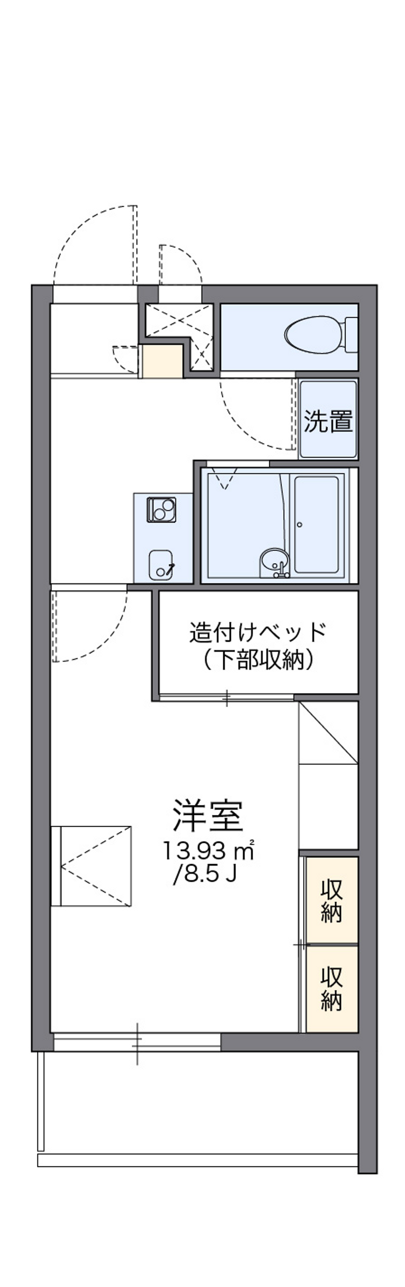 leopalace Shimagami Sơ đồ nhà