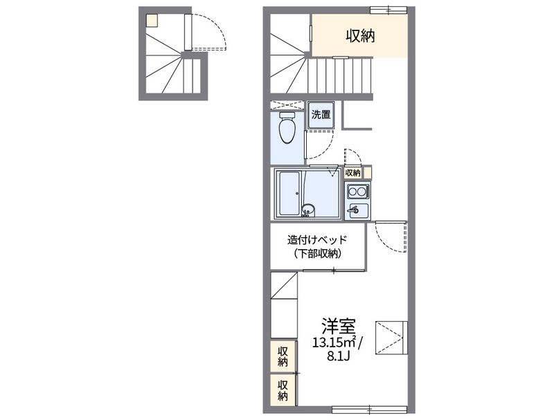 レオパレスｎｅｗ伊部 間取図