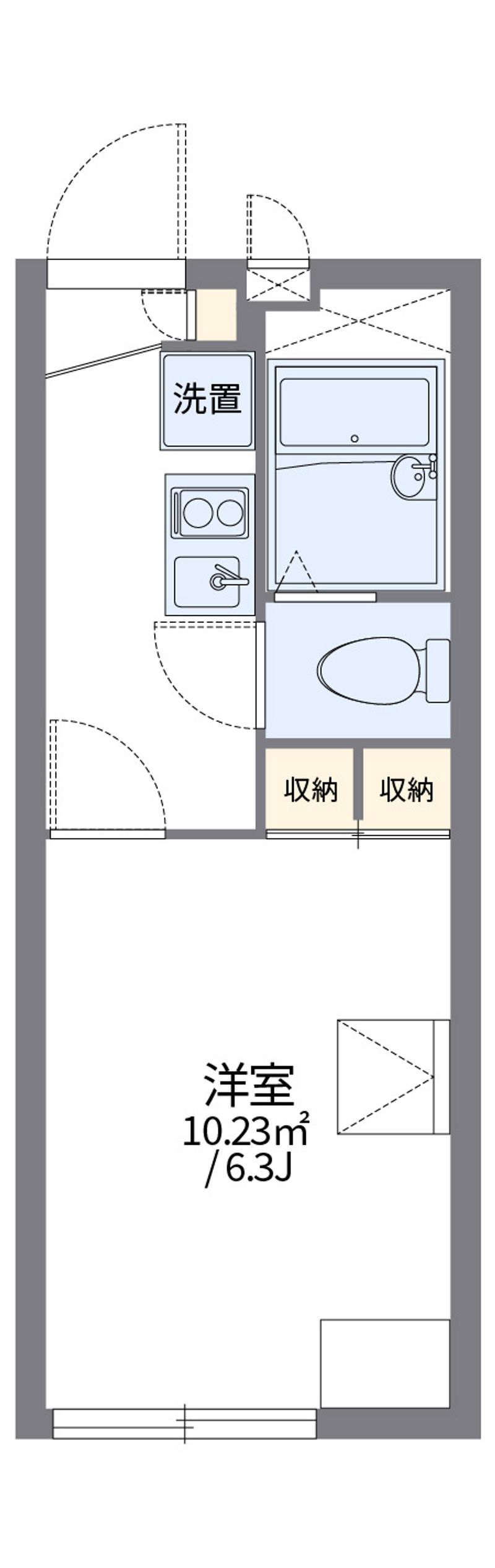 レオパレスエミネンス壱番館 間取図