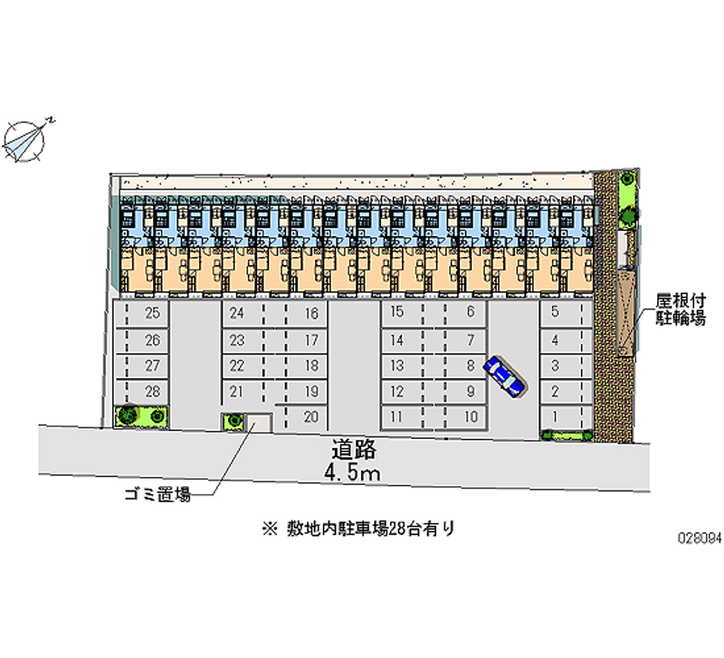 レオパレスルピーノ 月極駐車場