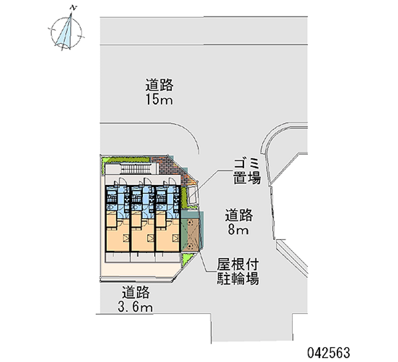 レオパレスルミエール神戸 区画図