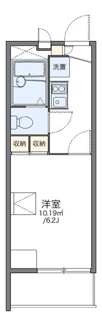 レオパレスハピネス 間取り図