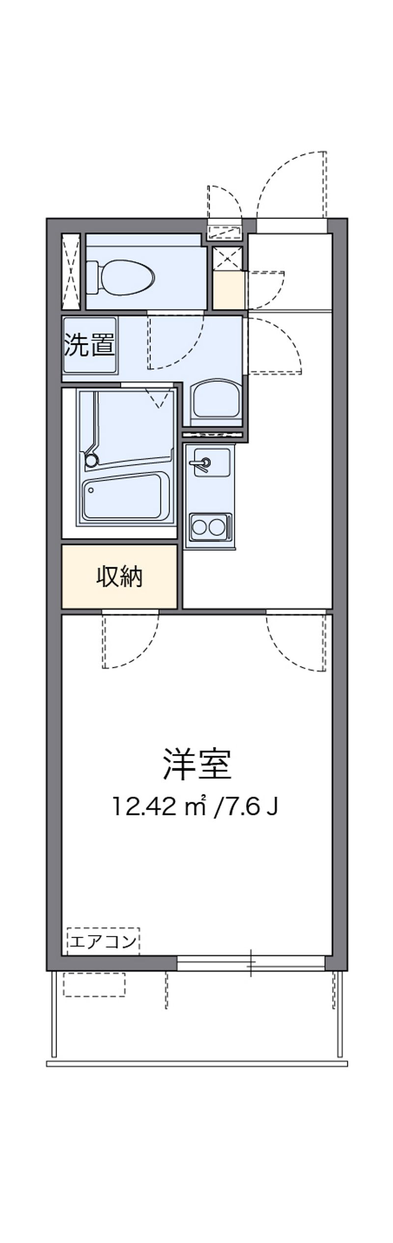クレイノアークハイムⅢ 間取図