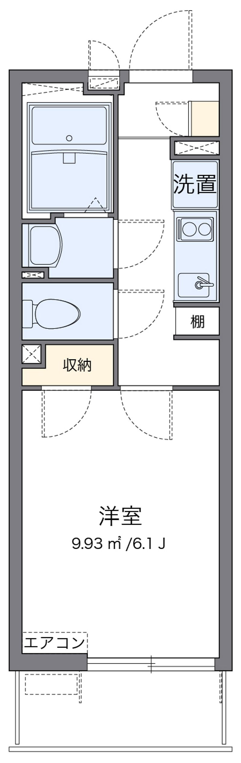 クレイノサウザンド　ヒルズ 間取図
