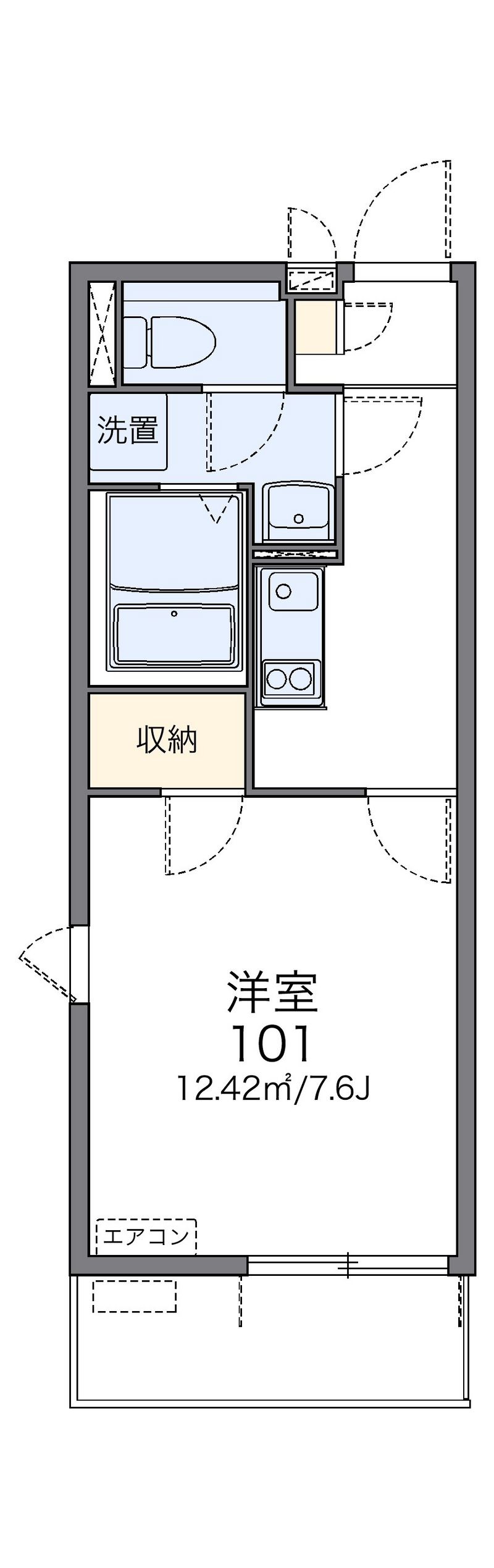 レオネクストルナルミエール越谷 間取図